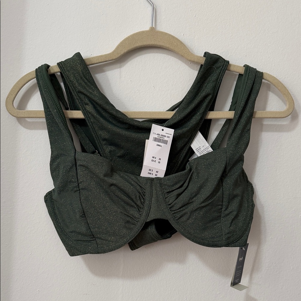 Abercrombie Elegant Dark Green Women's Intimate Top